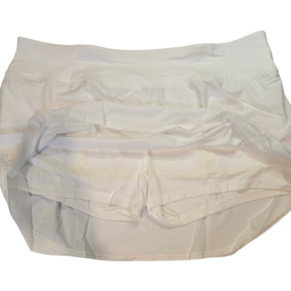 CALIA Women's Tulip Hem Skort 3X‎ Pure White Athletic Golf Tennis Skirt - Picture 9 of 10